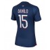 Paris Saint-Germain Danilo Pereira #15 Voetbalkleding Thuisshirt Dames 2023-24 Korte Mouwen